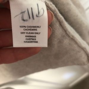 Cashmere open cardigan sweater